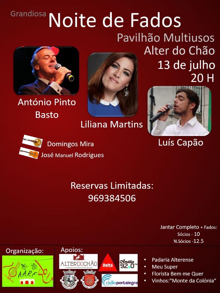 Noite de Fados - AARF Noite de Fados - AARF
